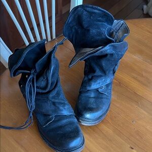 Elegant Black Women's Combat Boots